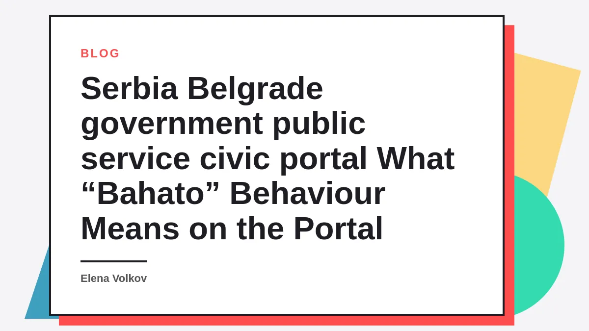 What “Bahato” Behaviour Means on the Portal